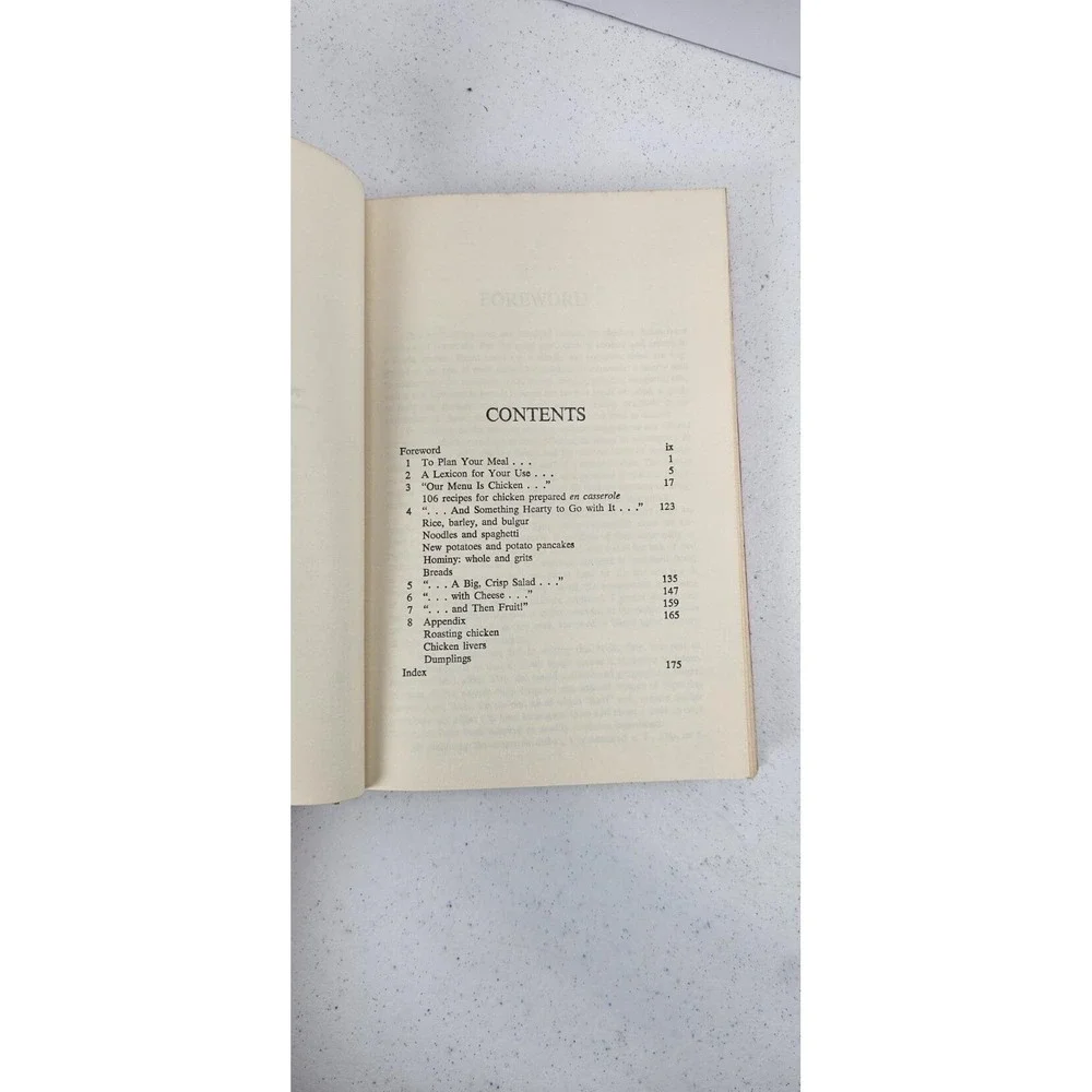 The Hundred Menu Chicken Cookbook‎ Robert Ackart 1972 Vintage HC